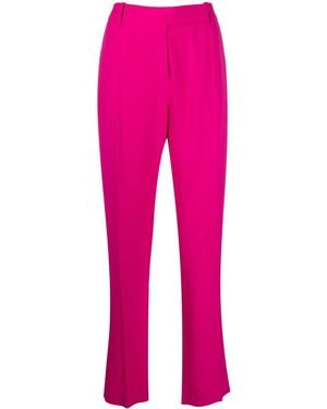 Valentino Mid-Rise Straight Trousers - Pink