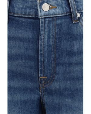 7 For All Mankind Wide-Leg Lotta Jeans Core Cotton - Blue