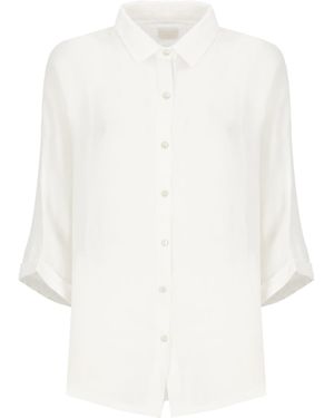 120% Lino Linen Shirt - White