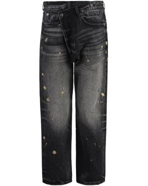 R13 Straight-Leg Jeans Cotton - Black