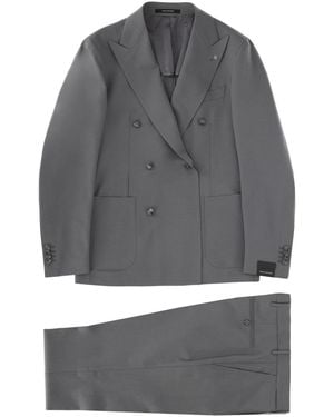 Tagliatore Wool Blend Dress Virgin Jacket - Gray