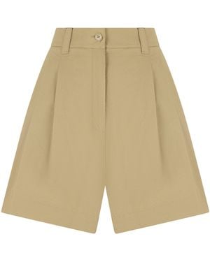Weekend by Maxmara Cotton Bermuda Shorts - Natural