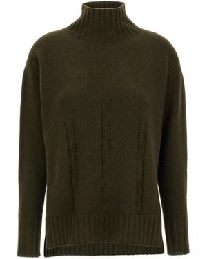 Tom Ford Cashmere Blend Turtleneck Sweater - Green