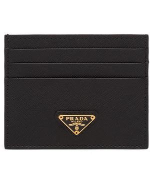 Prada Portacarte Di Credito Portafoglio - Black