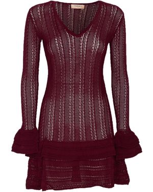 Twinset Knitted Dress - Purple