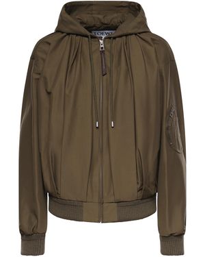 Loewe Jackets Cotton/Polyamide - Green
