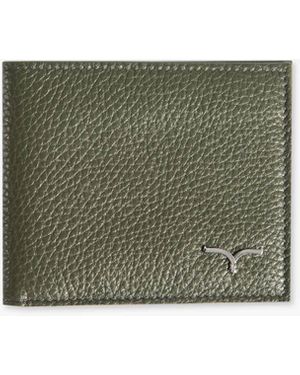 Larusmiani Wallet Euro Wallet - Green