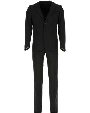 Prada Wool Blend Suit Uomo - Black