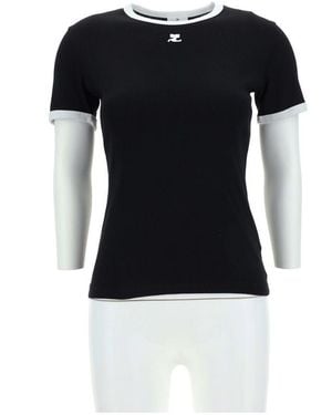 Courreges T-shirt - S - Black