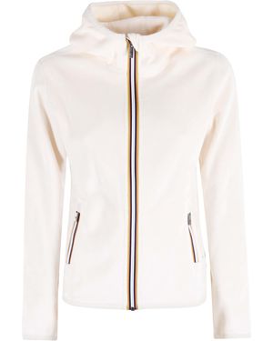 K-Way Lily Velour Polar Double - White