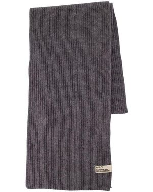 A.P.C. A.P.C. Sasha Scarf - Grey