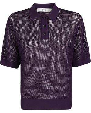 Tela Polo Cimbra - Purple