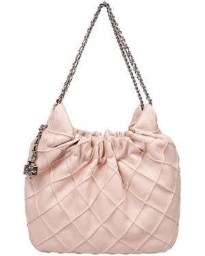 Tory Burch Fleming Mini Hobo Bag - Pink