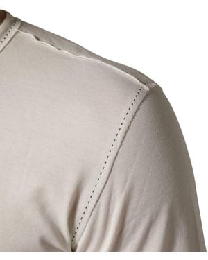 Dolce & Gabbana Long Sleeves Henley Pullover Jumper Cotton Clothing - Grey