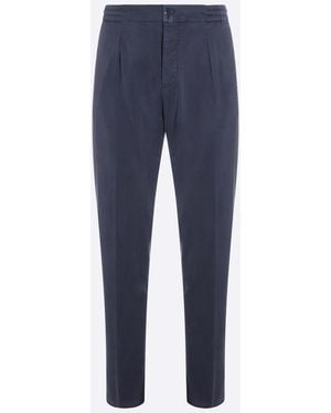 Kiton Trousers Ly Ea - Blue