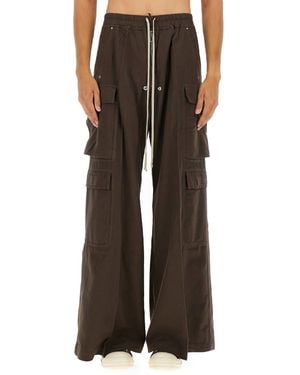 Rick Owens Double Cargo Jumbo Belas" Pants - Brown