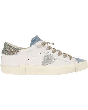 Philippe Model Prsx Low Calf Leather - White