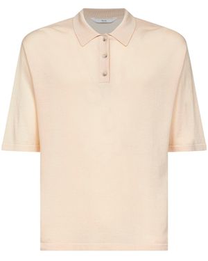 Hevò Polo Shirt Marpiccolo Cotton - White