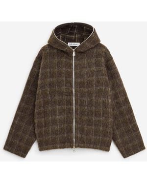 Our Legacy Full Zip Hoodie Sweatshirt - Brown
