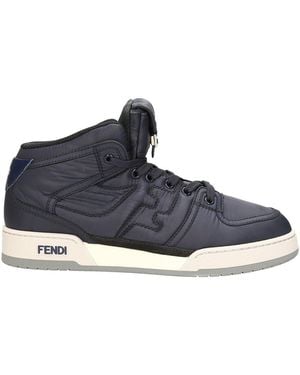 Fendi Match High-top Trainers - Blue