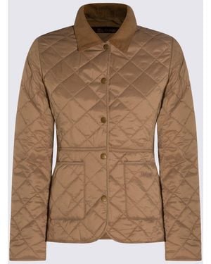 Barbour Light Trench Deveron Down Jacket - Brown