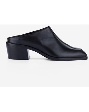 CB Made In Italy Leather 5 Cm Heels Ares - Blue