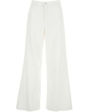 ..,merci Jeans Bleach Effect With Five Pockets - White
