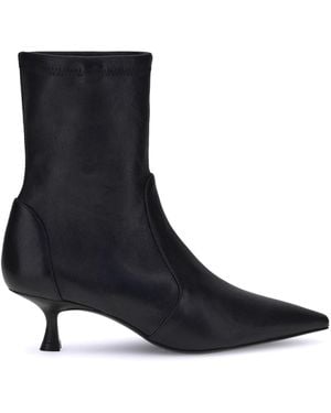 Stuart Weitzman Naomi Ankle Boots - Black