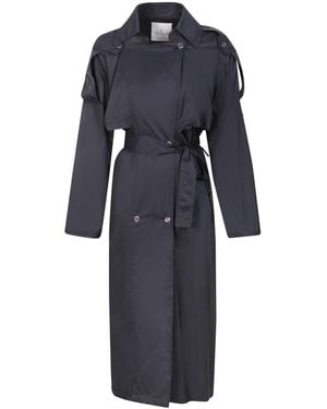 Moncler Deva Trench Coat - Blue