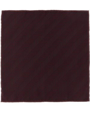 Brunello Cucinelli Silk Pocket Square Accessory - Purple