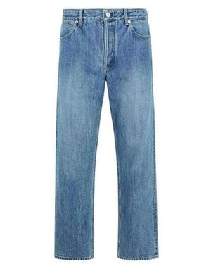 Jil Sander Straight-Leg Light Denim Jeans With Timeless Silhouette - Blue