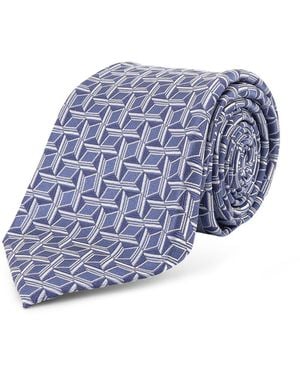 Kiton Silk Tie - Blue