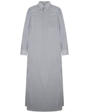 Celine Long Shirt Dress - Gray