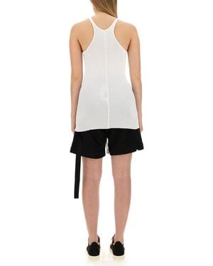 Rick Owens Racer Back T-Shirt Cotton - White