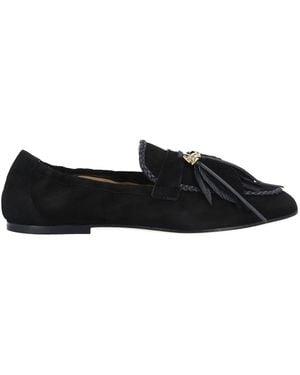 Tod's Tods Feather Appliqué Loafers - Black