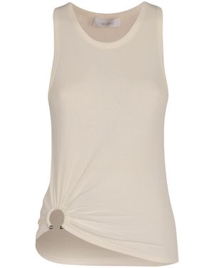 Rabanne Cotton Tank Top - Natural