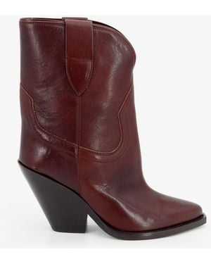 Isabel Marant Boots Leyane Leather - Red