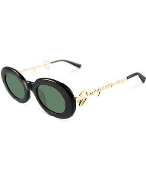 Jacquemus Les Lunettes Pralu Multi Celluloid Occhiali Sole - Green