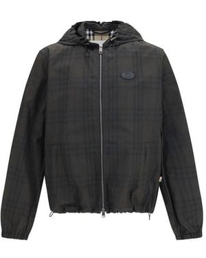 Burberry Cotton Shell Jacket Clothing - Black