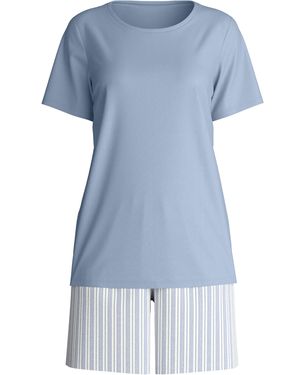 CALIDA Pigiama Corto - Blue