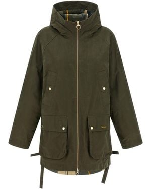 Barbour Middlemarch Rain Jacket Cotton Polyamide Down Jacket, Parka, Casual - Green