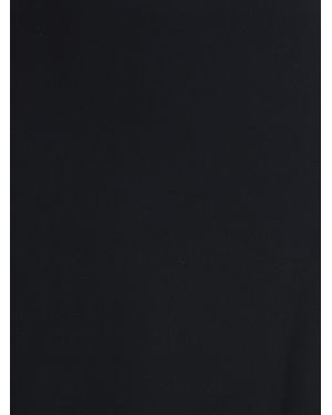 Givenchy Midi Dress With Draped Back Viscose - Blue