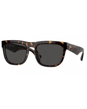 Burberry Sunglasses Square Full Rim, Dark Havana Frame And Lens Be4431U300287 - Black