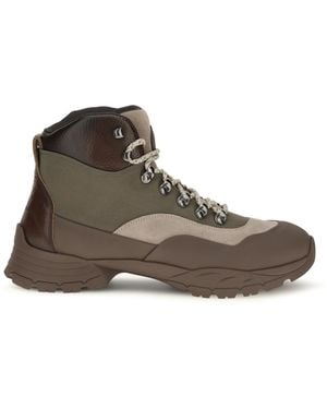Brunello Cucinelli Outdoor Lace-Up Boots Upper: Nylon; Sole: Rubber - Multicolour