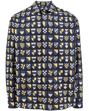 Fendi Shirt With Banners - Blue
