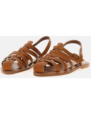 K. Jacques Picte Sandals - Brown