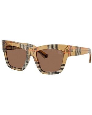 Burberry Frame And Lens Sunglasses - Brown