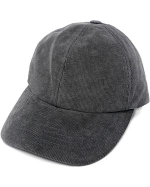 Isabel Marant Ribbed Baseball Cap - Gray