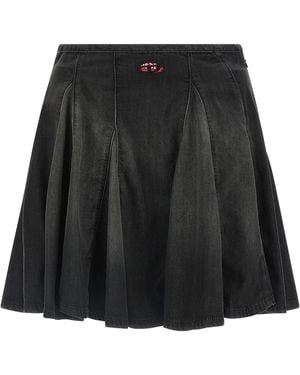 DIESEL De-Spiki-S Skirt - Black