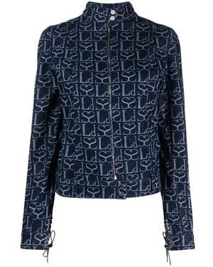 Ludovic de Saint Sernin Biker Jacket - Blue